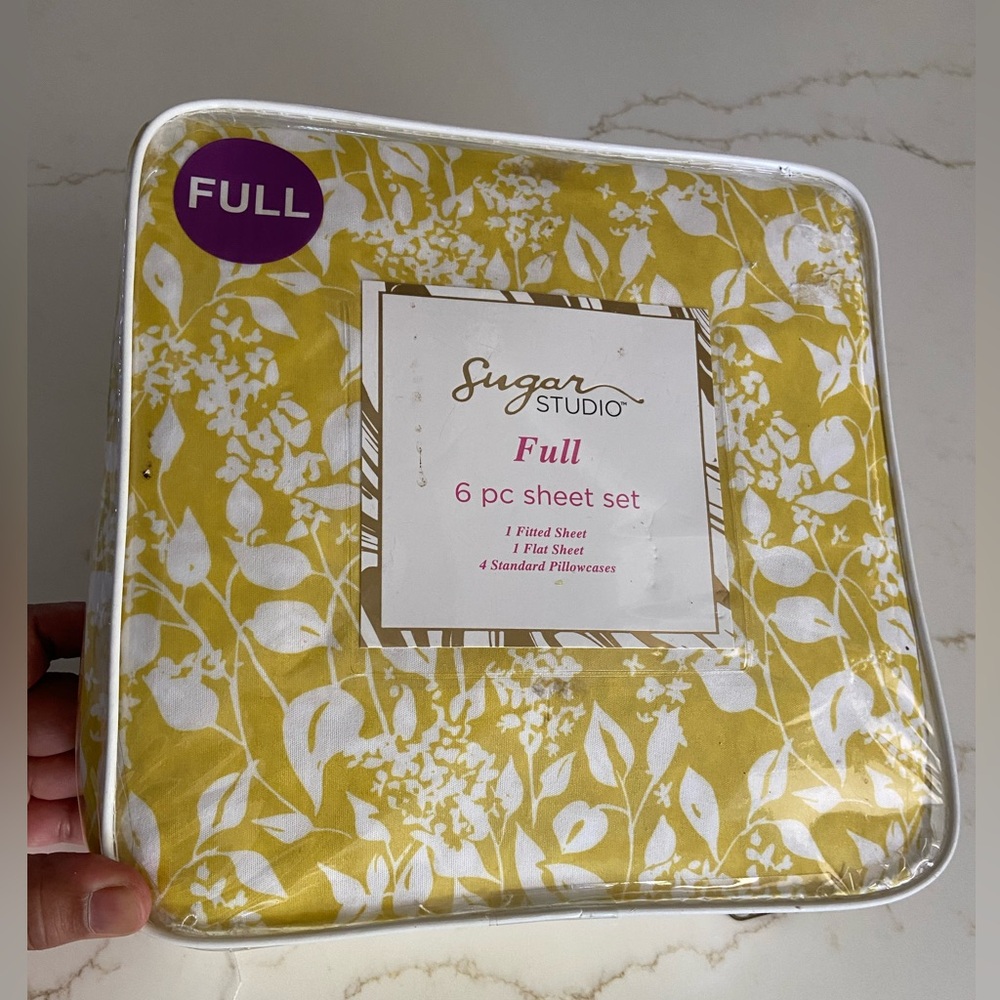 SUGAR STUDIO 6Pc. FULL-Size Sheet Set